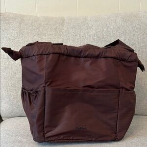 CALPAK Brown Insulated Lunch Bag